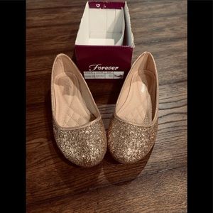 New Ladies “Forever” Glitter Flats!!  Rose Gold!